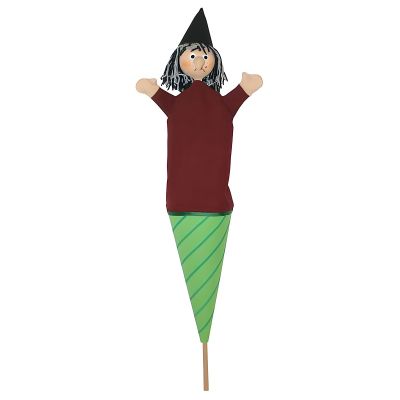 Tütenkasper Hexe - munabo Handpuppe