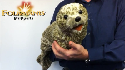 Video 2: Folkmanis Handpuppe Seerobbenbaby (silber)