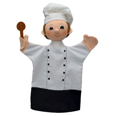 Kasperlepuppe Koch - munabo Handpuppe