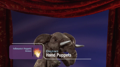 Video 1: Folkmanis Handpuppe Elefant (Stage Puppet)