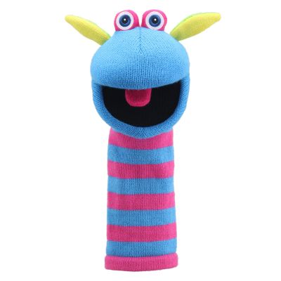 Monster Sockenhandpuppe Scorch - mit Geräusch - Puppet Company