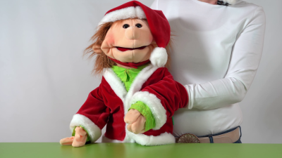 Video 1: Living Puppets Weihnachtsmann Kleidungsset 2-teilig (für Handpuppen 65 cm)