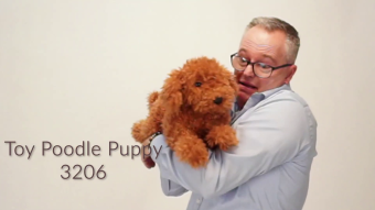 Folkmanis Handpuppe Pudelwelpe Demo