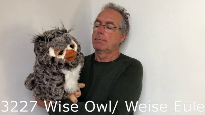 Folkmanis Handpuppe weise Eule Demo