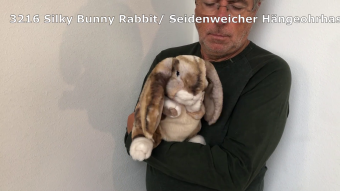Folkmanis Handpuppe seidenweiches Widderkaninchen Demo