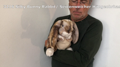 Folkmanis Handpuppe seidenweicher Hängeohrhase Demo