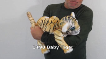 Folkmanis Baby Tiger Hand Puppet Demo 2