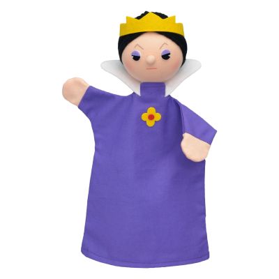 Kasperlepuppe Königin (lila) - munabo Handpuppe