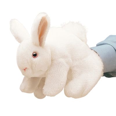 Folkmanis White Bunny Hand Puppet