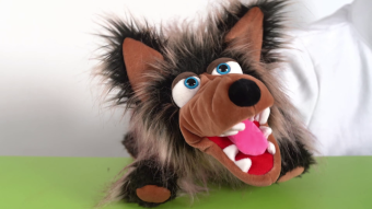 Living Puppets Handpuppe Rasputin der Wolf Demo