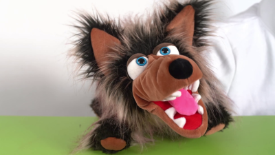 Video 1: Living puppets hand puppet Rasputin the wolf