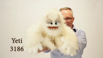 Folkmanis Handpuppe Yeti Demo