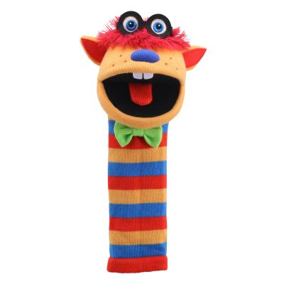 Monster Sockenhandpuppe Humphrey - mit Geräusch - Puppet Company