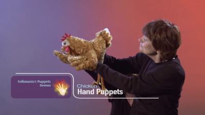Video 1: Folkmanis Handpuppe Huhn