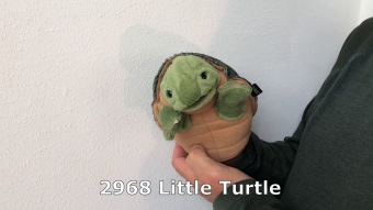 Folkmanis Little Turtle Hand Puppet (Small Stage Puppet) Demo