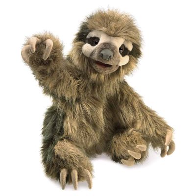 Folkmanis Handpuppe Dreifinger-Faultier
