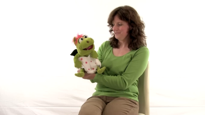 Video 1: Living Puppets Handpuppe Drache Gregor im Ei