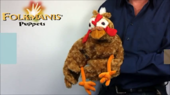 Folkmanis Handpuppe Huhn Demo 2