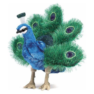 Folkmanis Small Peacock Hand Puppet