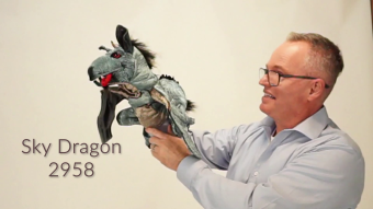 Folkmanis Sky Dragon Hand Puppet Demo 2