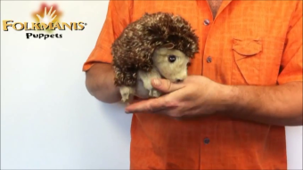 Folkmanis Handpuppe Igel Demo 2