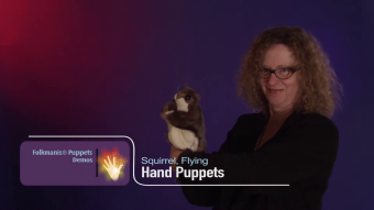 Folkmanis Flying Squirrel Hand Puppet Demo