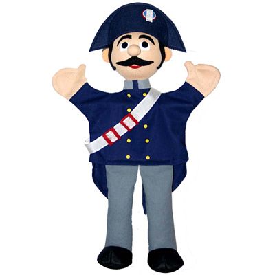 Punch and Judy Gendarme Hand Puppet - munabo