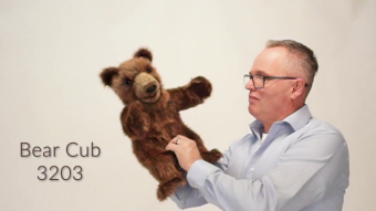 Folkmanis Handpuppe Bärenjunges Demo