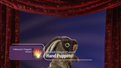 Video 1: Folkmanis Handpuppe Hase (Stage Puppet)