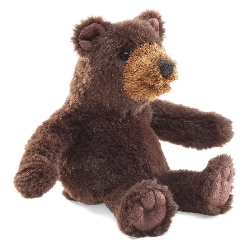 Folkmanis mini sitting bear finger puppet