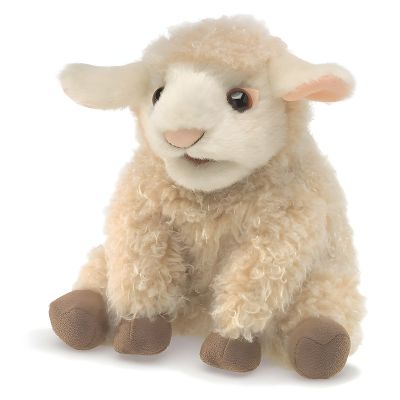 Folkmanis Small Lamb Hand Puppet (Small Stage Puppet)