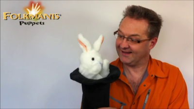 Video 2: Folkmanis Large Rabbit in Hat Hand Puppet