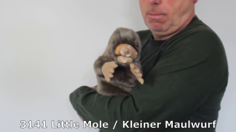 Folkmanis Handpuppe kleiner Maulwurf (kleine Stage Puppet) Demo