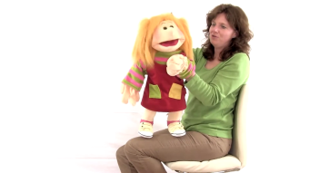 Living Puppets hand puppet Lilabell Demo