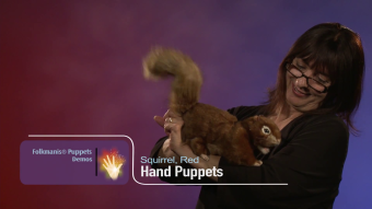 Video 1: Folkmanis Handpuppe rotbraunes Eichhörnchen
