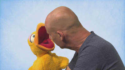 Living Puppets Handpuppe Giesela die Ente Demo
