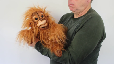 Folkmanis Handpuppe Baby Orang-Utan Demo